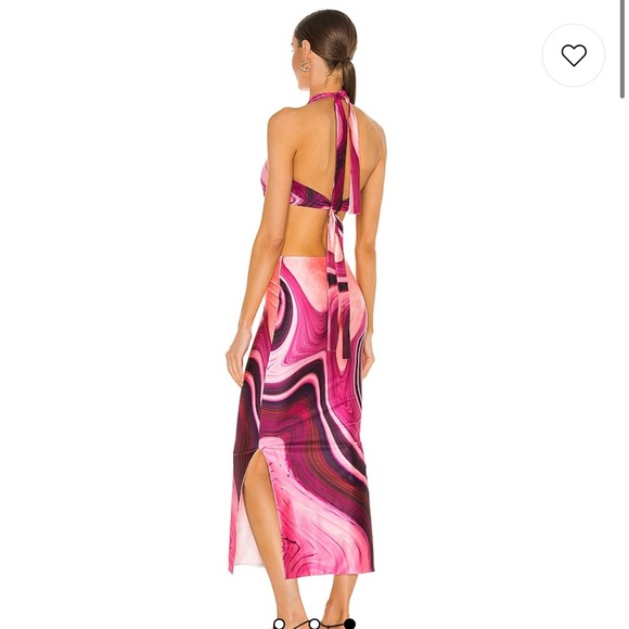 Farai London Gaia Long Dress in Purple - Picture 2 of 3